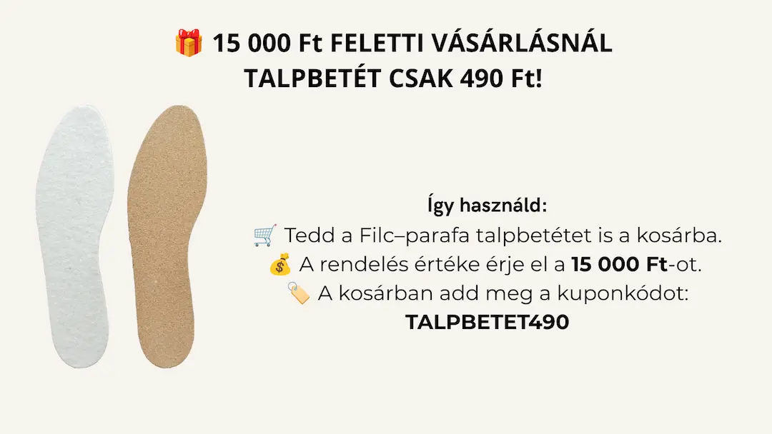 Filc-parafa talpbetét 490 Ft 15 000 Ft feletti vásárlásnál