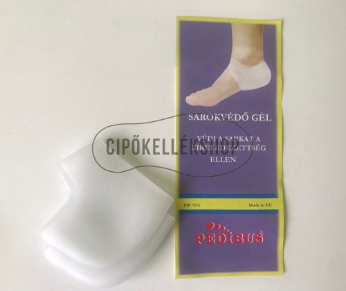 Pedibus Szilikonos Sarokvédő puha szilikon anyagból, kényelmes és rugalmas védelem a sarkaknak.