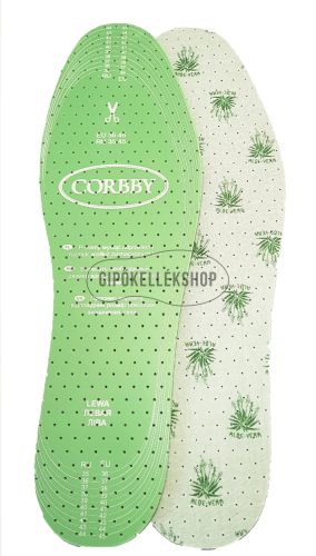 Corbby Aloe Vera talpbetét latex habból, Aloe Vera kivonattal – frissítő és kényelmes megoldás