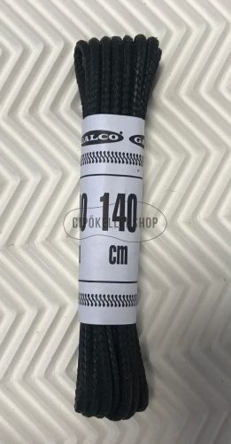 Viaszolt vékony gömbölyű fekete cipőfűző – 2 mm vastagság, prémium elegáns kivitelben, több méretben (60–160 cm)