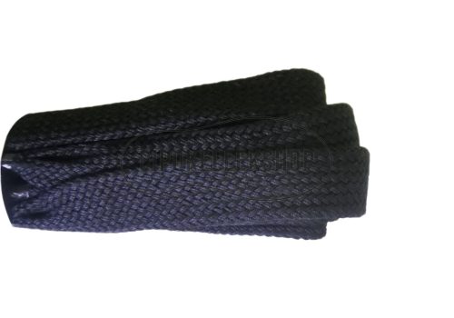 Fekete lapos pamut sportcipőfűző különböző hosszúságokban