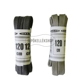 Világos- és sötétszürke lapos pamut sportcipőfűzők – több méretben