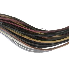 Prémium vastag bőr cipőfűzők különböző színekben – fekete, barna, bézs, bordó, konyak, sötétkék, fehér – 115 cm hosszúságban