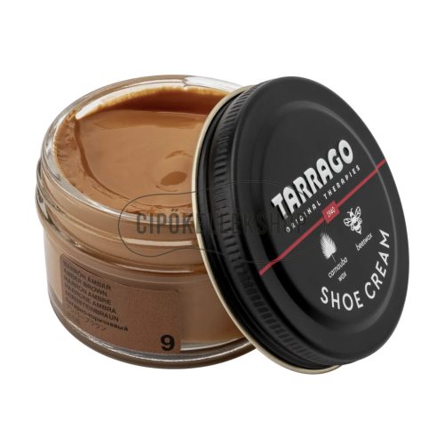 Tarrago viasz alapú cipőkrém – borostyán, 50 ml