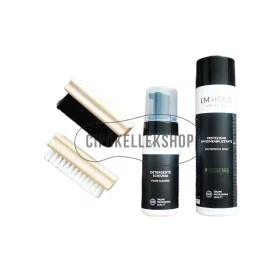 LM Home cipőápoló szett – tisztító hab kefékkel/ impregnáló spray