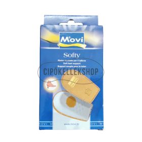 Movi Softy puha bőr sarokemelő párna cipőbe helyezve
