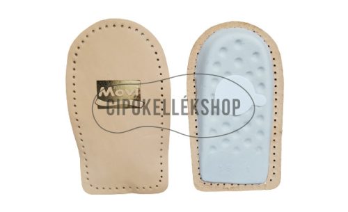 Movi Softy puha bőr sarokemelő párna cipőbe helyezve