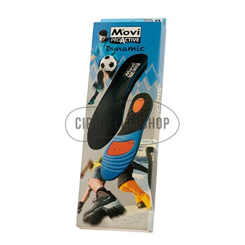 Movi Dynamic anatómiai talpbetét – ütéscsillapító gélzónákkal, szellőző, vágható kialakítással