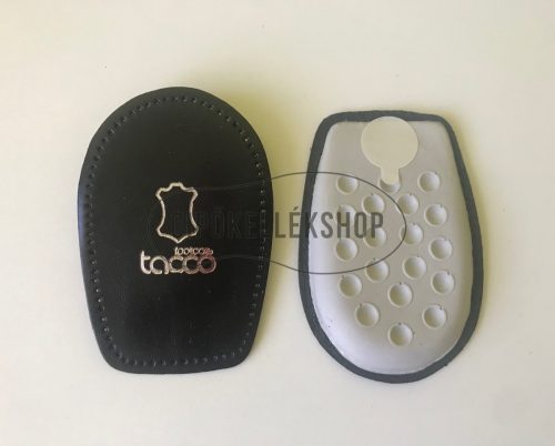 Tacco Fix Black sarokemelő párna latex habból, cserzett juhbőr felsőrésszel, öntapadós rögzítéssel.