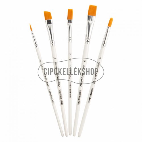 Tarrago Sneakers ecsetkészlet – 5 darabos cipőfestő ecset szintetikus szálakkal