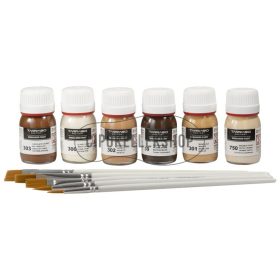 Sneakers Paint Manga Kit cipőfestő készlet – 6 színű festék, ecsetek és bőrre, vászonra használható kiegészítők