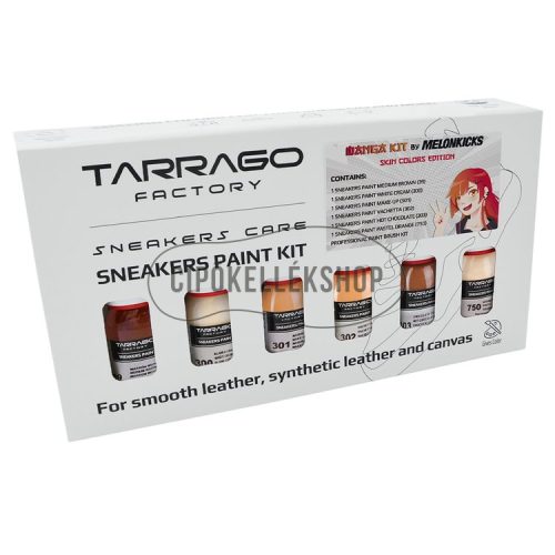 Sneakers Paint Manga Kit cipőfestő készlet – 6 színű festék, ecsetek és bőrre, vászonra használható kiegészítők